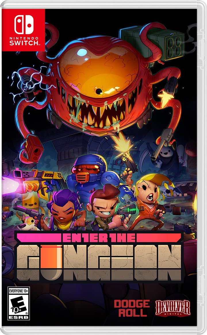 Enter the well. Enter the Gungeon Nintendo Switch. Enter the Gungeon картридж Nintendo. Enter the Gungeon обложка. Exit the Gungeon обложка.