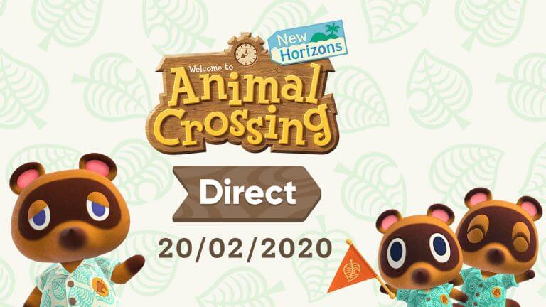 Animal Crossing New Horizons Nintendo Direct