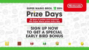 Super Mario Bros 35th Prize Days Konkurs
