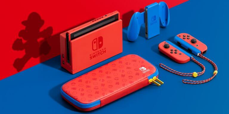 Nintendo Switch Mario Red & Blue Edition