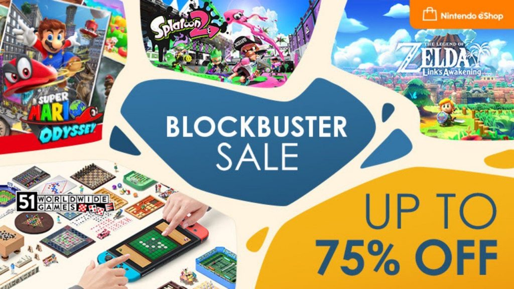 Nintendo Switch Blockubster Sale