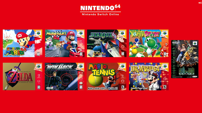 N64 Nintendo Switch Online