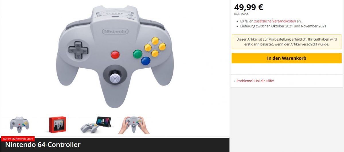 Kontroler Nintendo 64 dla Nintendo Switch