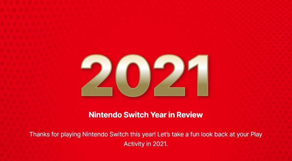 Nintendo Switch Year in review 2021