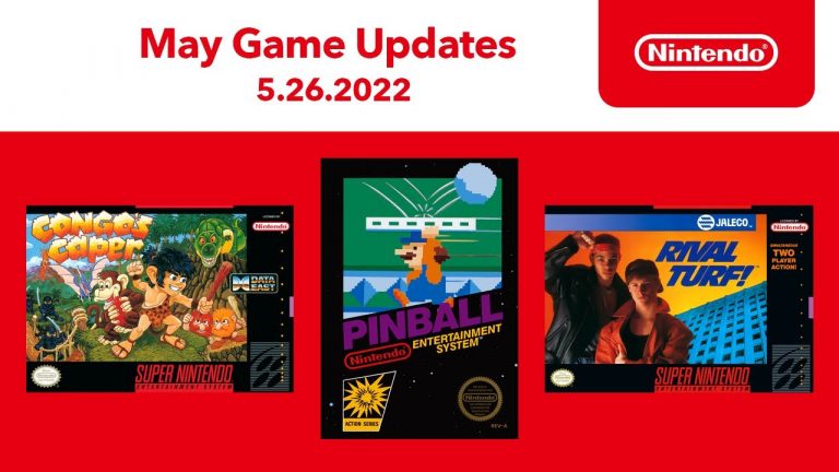 SNES NES Nintendo Switch Online maj 2022